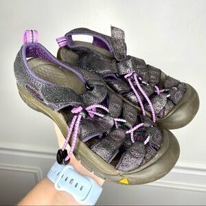 Keen Sandals in Gray and Purple with Durable Design